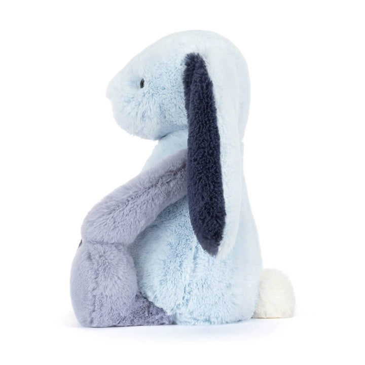 Jellycat | Bashful Patchwork Blue Bunny Original | Torgunns Barneklær AS