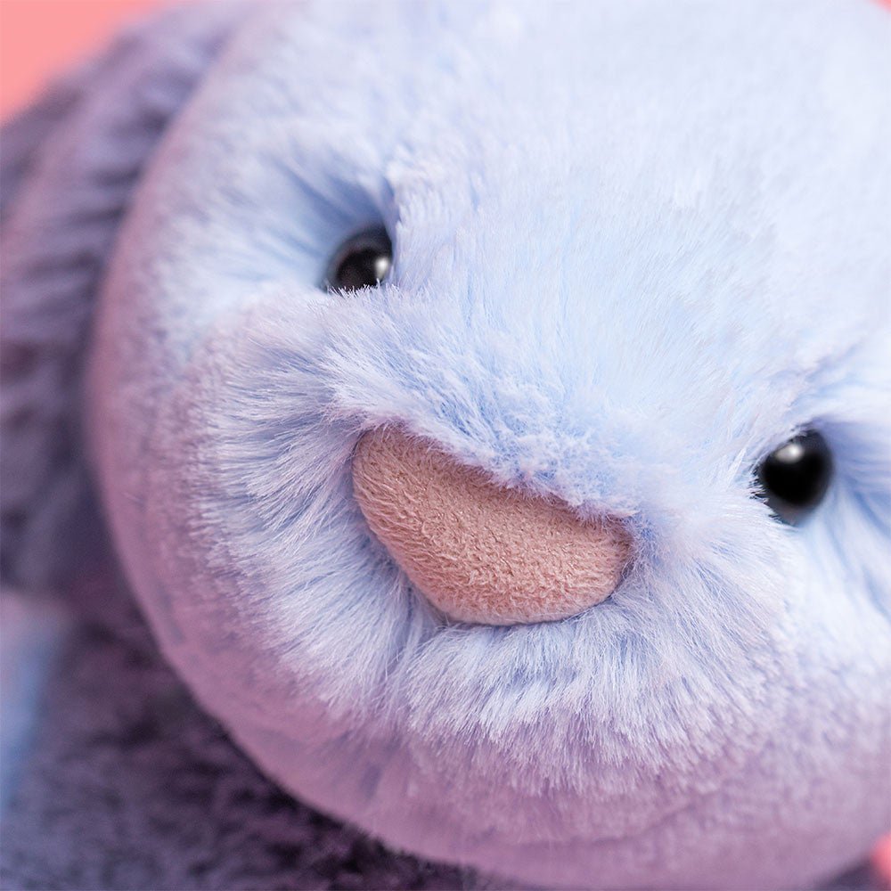 Jellycat | Bashful Patchwork Blue Bunny Original | Torgunns Barneklær AS