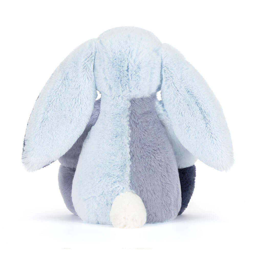 Jellycat | Bashful Patchwork Blue Bunny Original | Torgunns Barneklær AS