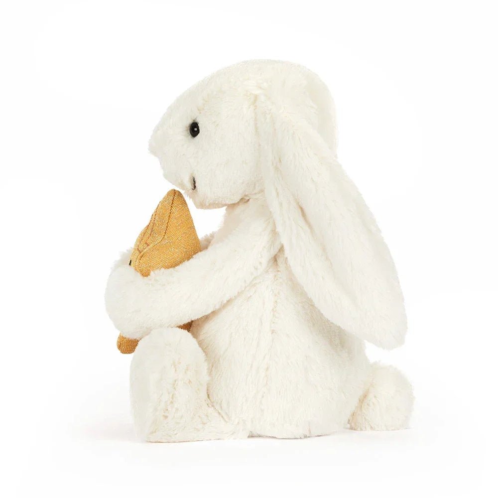 Jellycat | Cream Bunny with Star | Torgunns Barneklær AS