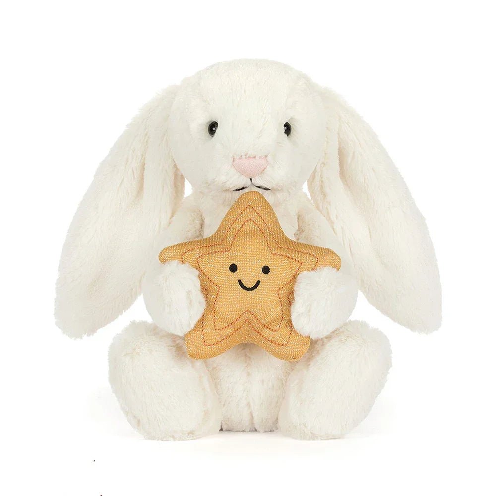 Jellycat | Cream Bunny with Star | Torgunns Barneklær AS