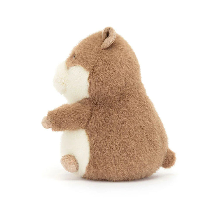 Myk brun hamster plysdyr for spedbarn og småbarn, perfekt som barneklær tilbehør