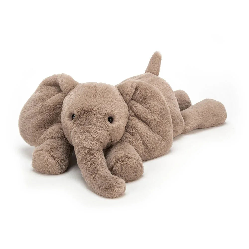 Myk plys elefant for spedbarn og småbarn, perfekt som koseleketøy eller gave