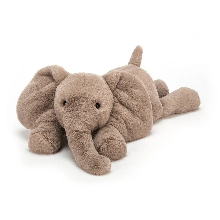 Myk plys elefant for spedbarn og småbarn, perfekt som koseleketøy eller gave