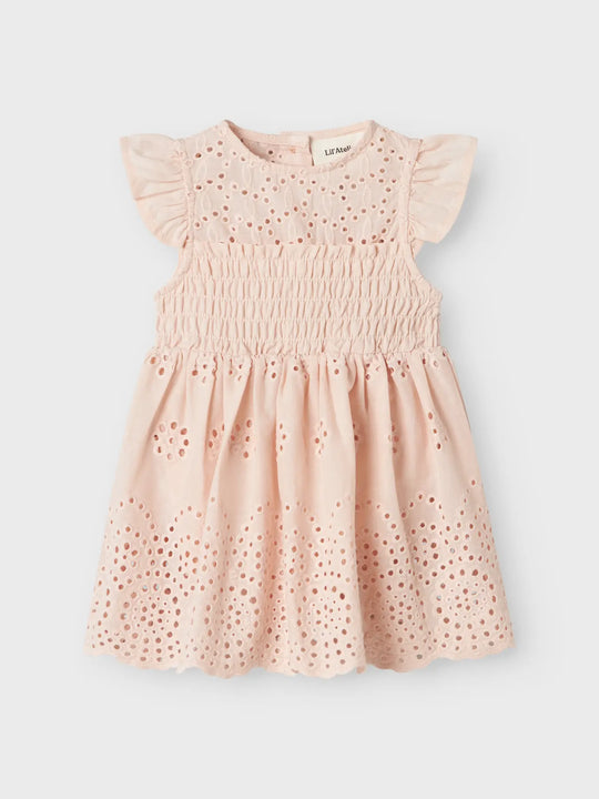 Lil' Atelier Baby JEDI CAPSL BODY DRESS - Peach Blush - Torgunns Barneklær AS
