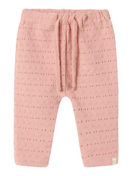 Lil' Atelier Baby JAMLA PANT - Misty Rose - Torgunns Barneklær AS