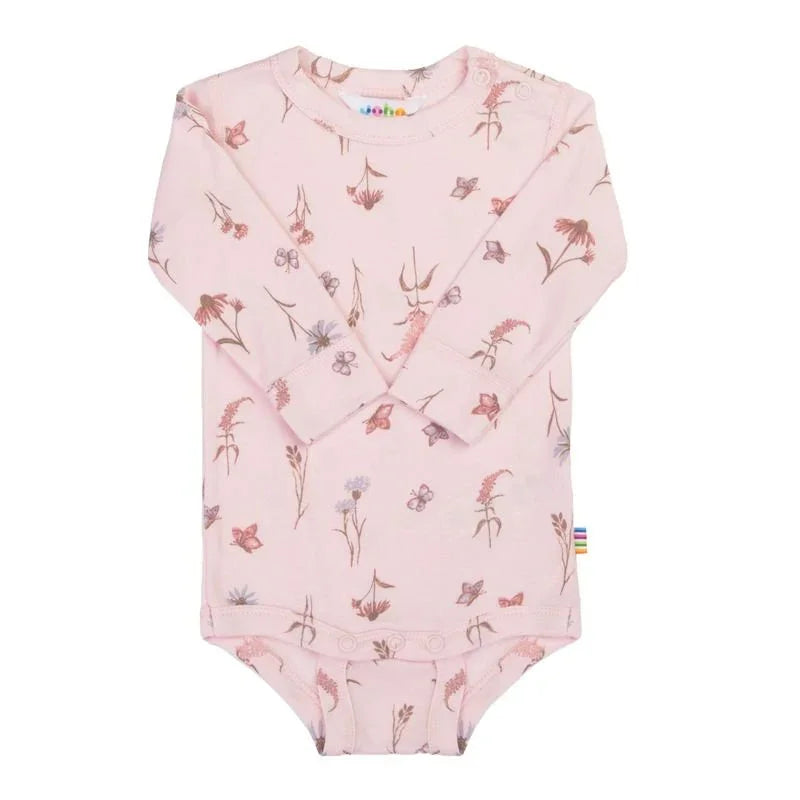 Joha | Bambus Body – Dus Rosa | Engblomst | Torgunns Barneklær AS