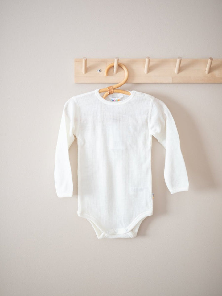 JOHA Ull | Body Ribb - Offwhite | Torgunns Barneklær AS