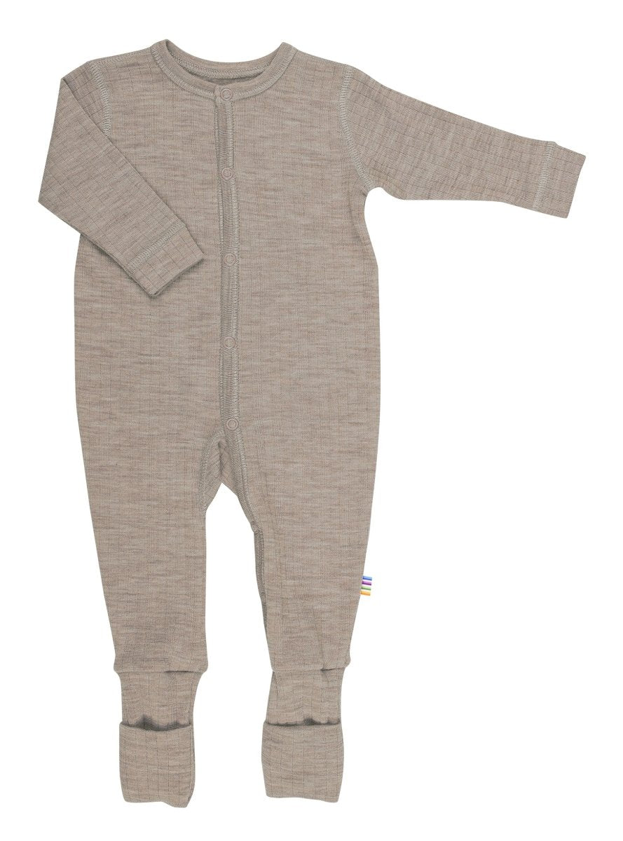 Joha Ull | Heldress m/Tryllefot - Sesame Melange | Torgunns Barneklær AS