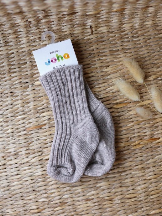 Joha Ull | Raggsokker - Beige melange | Torgunns Barneklær AS