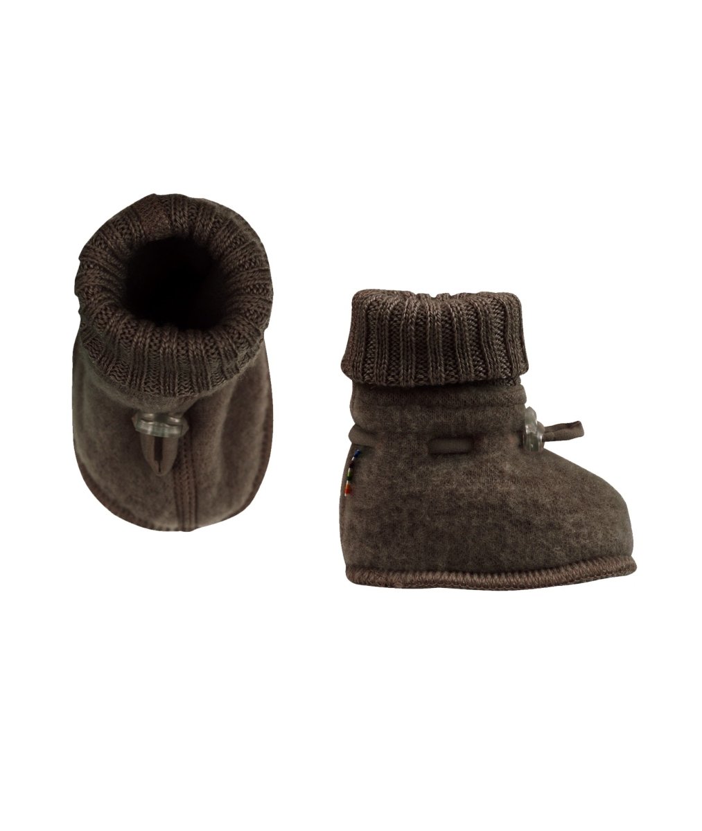 Joha Ull | Ullfleece Sleeping booties - Brun | Torgunns Barneklær AS