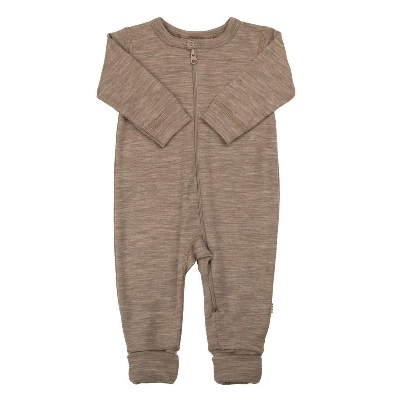 Joha Ull/Silke | Heldress m/Tryllefot - Beige Melert | Torgunns Barneklær AS