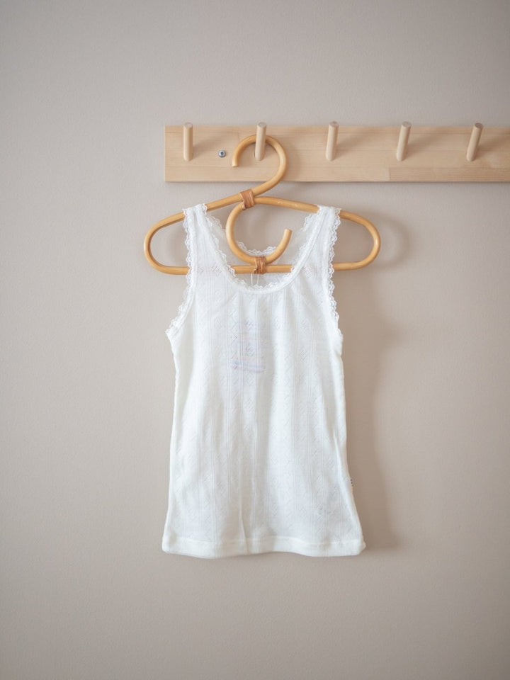 Joha Ull/Silke | Singlet m/Blonde - Offwhite | Torgunns Barneklær AS