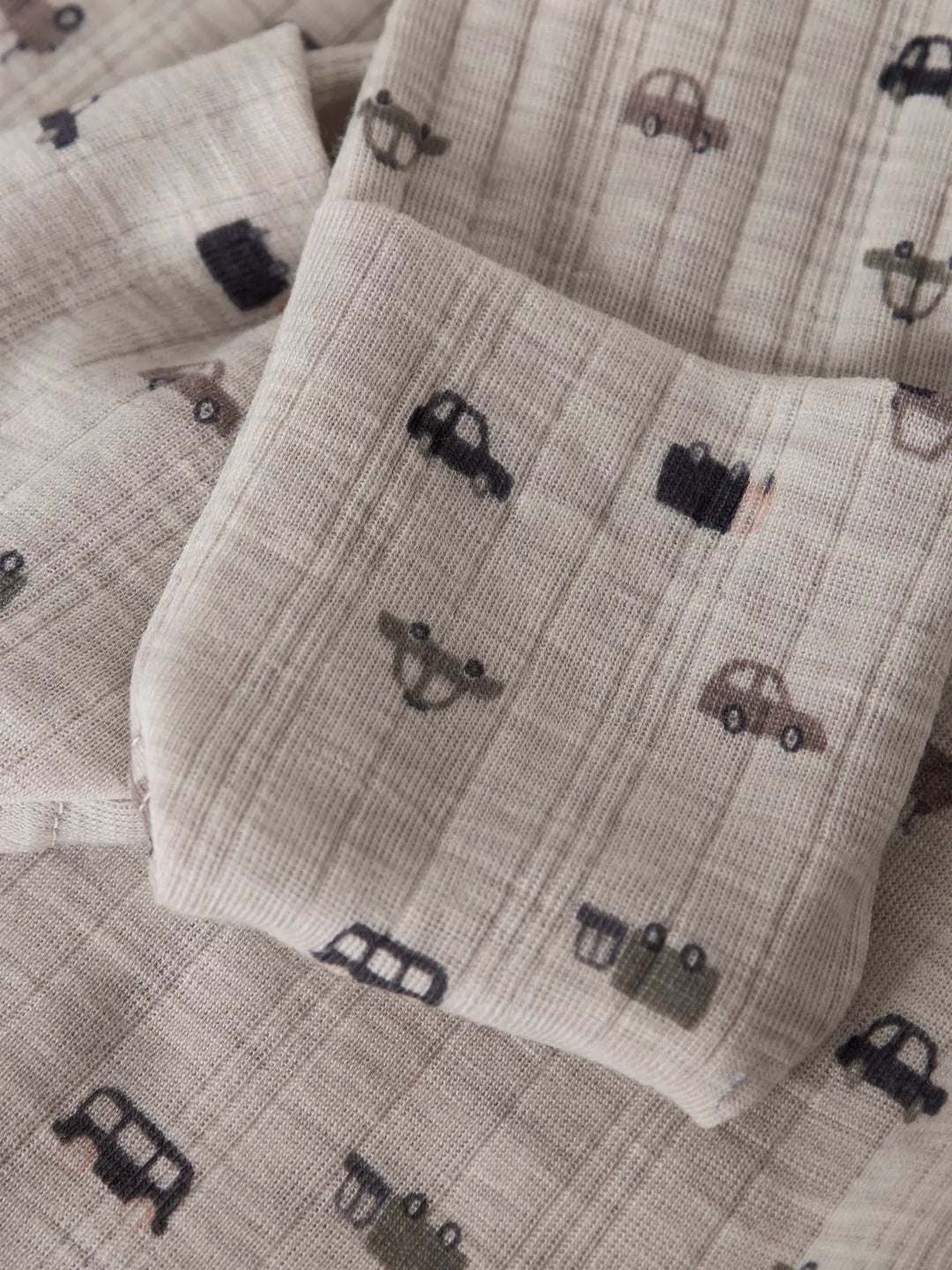 name it baby WANG WOOL NEEDLE NIGHTSUIT NOOS - Nacreous Cloud | Small cars - Torgunns Barneklær AS