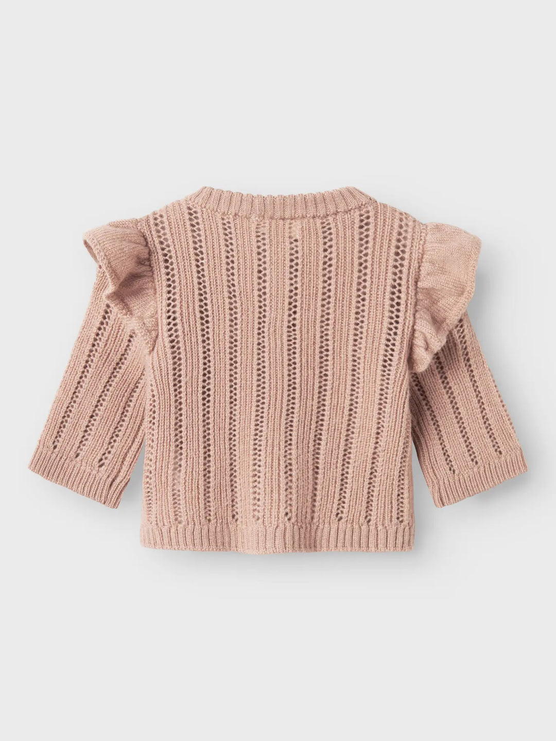 Lil' Atelier Baby WOOL NOMO LS KNIT CARDIGAN - Roebuck - Torgunns Barneklær AS