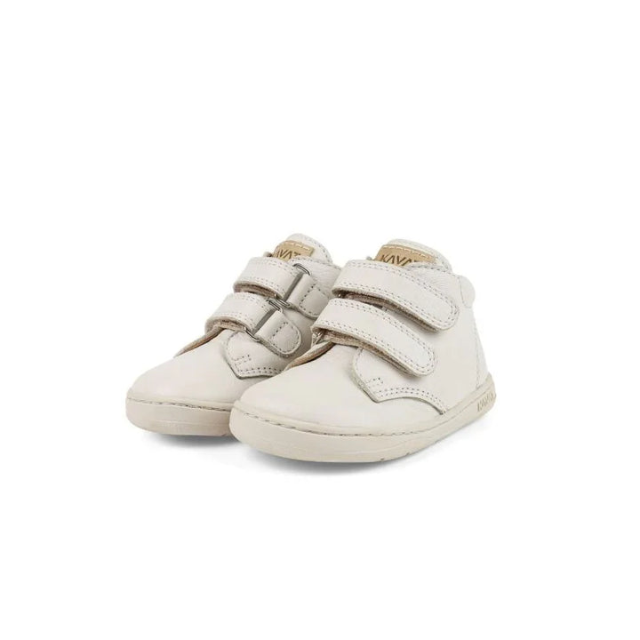 Hvite baby sko med velcro, myke barneklær for små barn 0-8 år