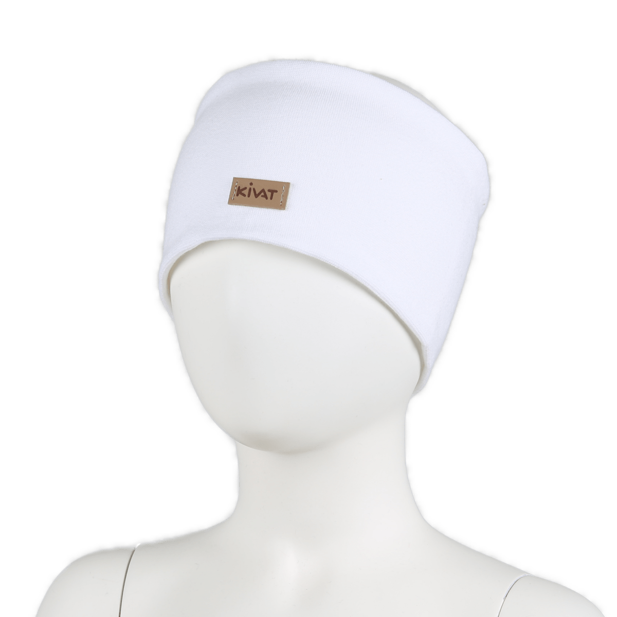 KIVAT Pannebånd m/Vindstopp - Hvit | Torgunns Barneklær AS