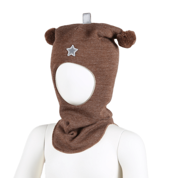 KIVAT ULL | Balaclava - Sjokolade | Torgunns Barneklær AS