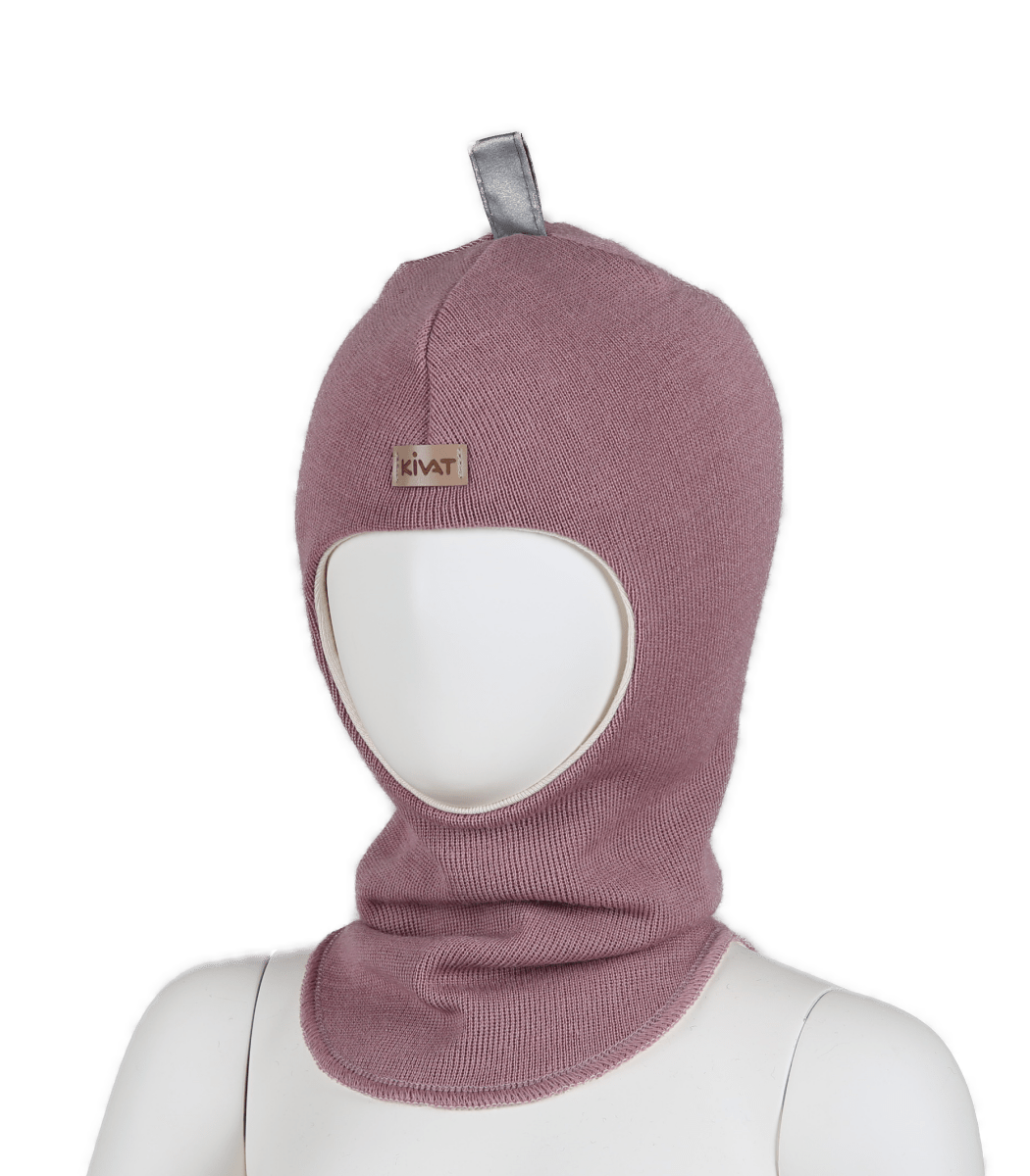 KIVAT ULL | Balaclava u/Dusker - Gammelrosa | Torgunns Barneklær AS