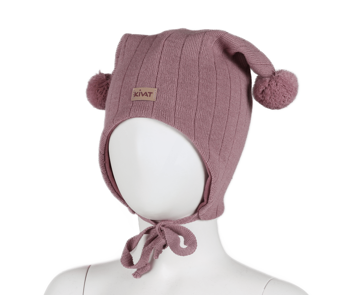 KIVAT ULL | Knyttelue - Gammelrosa | Torgunns Barneklær AS