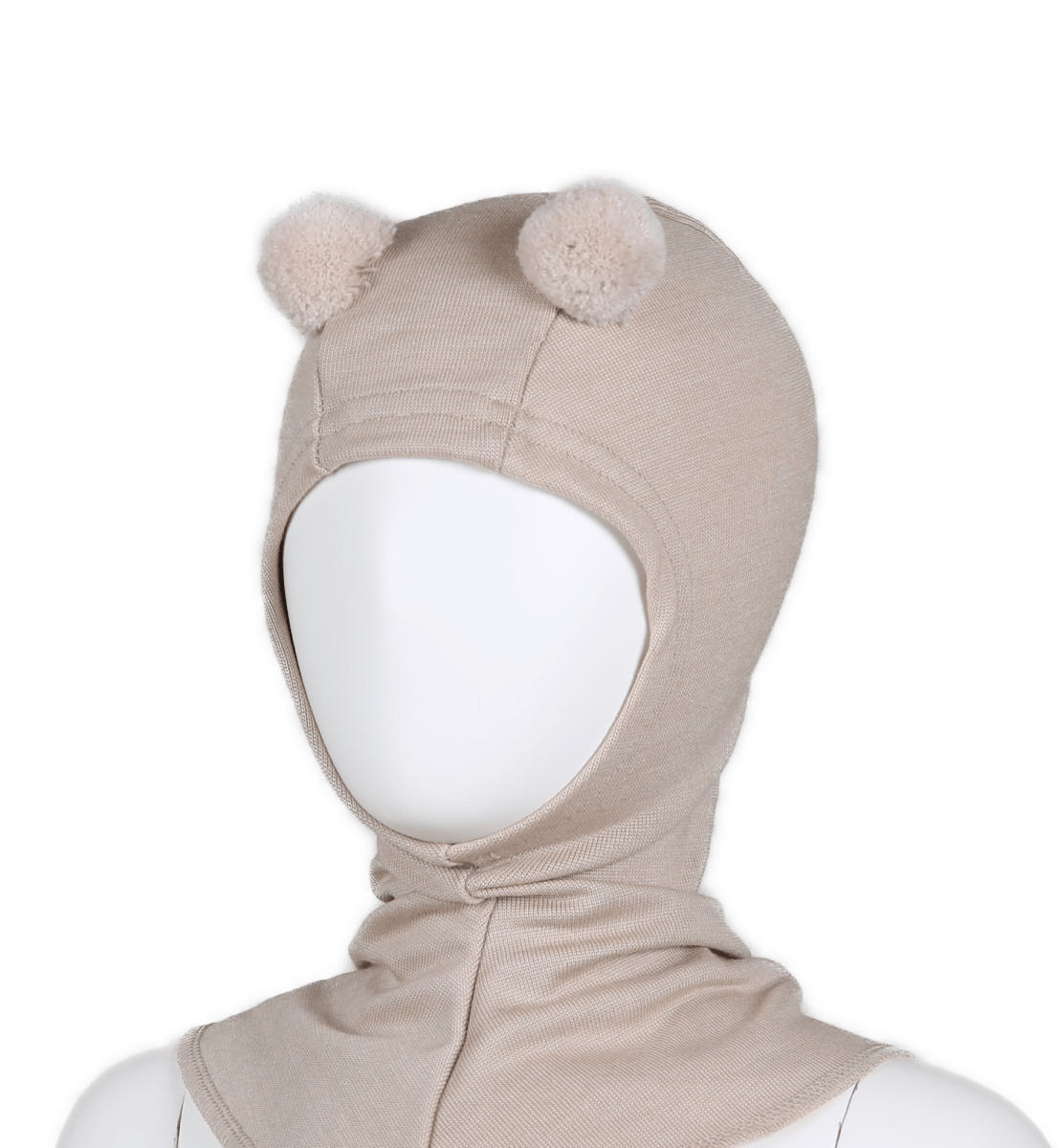 Kivat | Ull/silke balaclava - Latte | Torgunns Barneklær AS