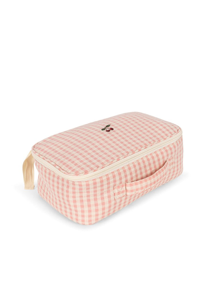 Konges Sløjd | Baby Doll Nursery Suitcase dukkesett – Pink Check | Torgunns Barneklær AS