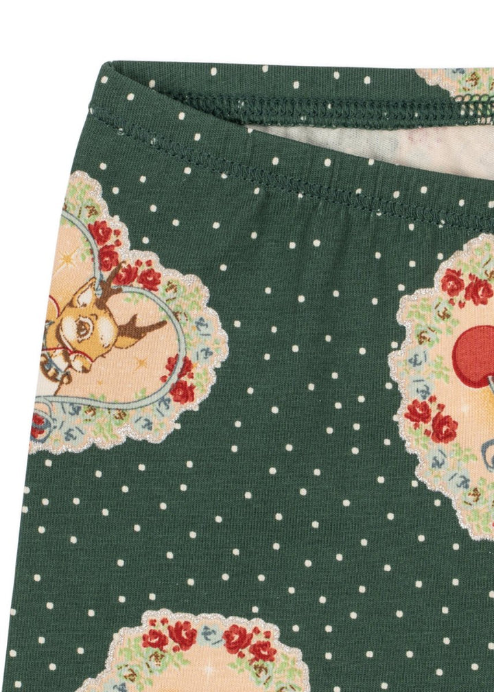 Konges Sløjd | Basic Body/Pants Set – Deer Diary Green | Torgunns Barneklær AS