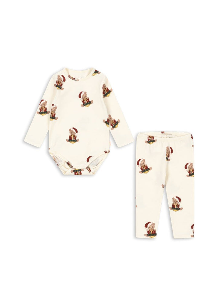 Konges Sløjd | Basic Body/Pants Set – Teddy Bear | Torgunns Barneklær AS