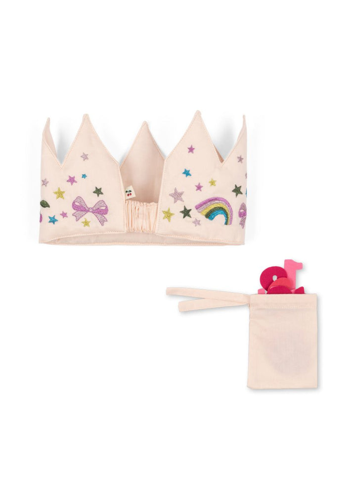 Konges Sløjd | Birthday Crown Glitter – Rainbow | Torgunns Barneklær AS