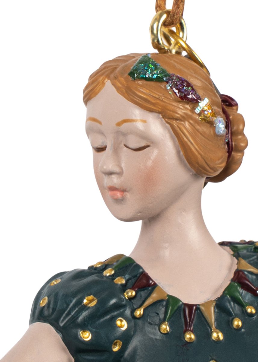 Konges Sløjd | Christmas Ornament Harlekin Ballerina julepynt – Multi | Torgunns Barneklær AS