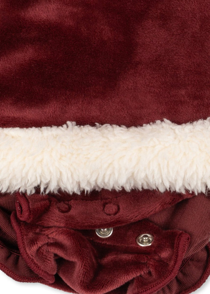 Konges Sløjd | Christmas Romper Dress julekjole – Red Dahlia | Torgunns Barneklær AS