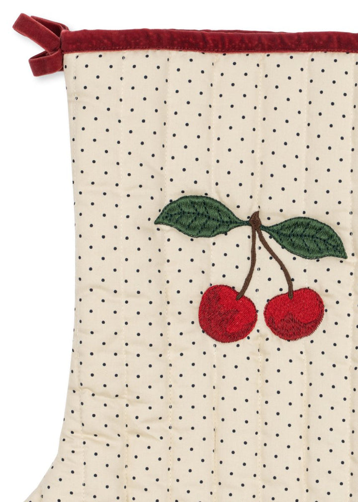 Konges Sløjd | CHRISTMAS STOCKING julestrømpe – Cherry | Torgunns Barneklær AS