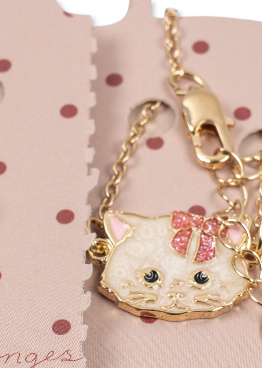 Konges Sløjd | Kitty Bestie Bracelets 2-pack – Gold | Torgunns Barneklær AS