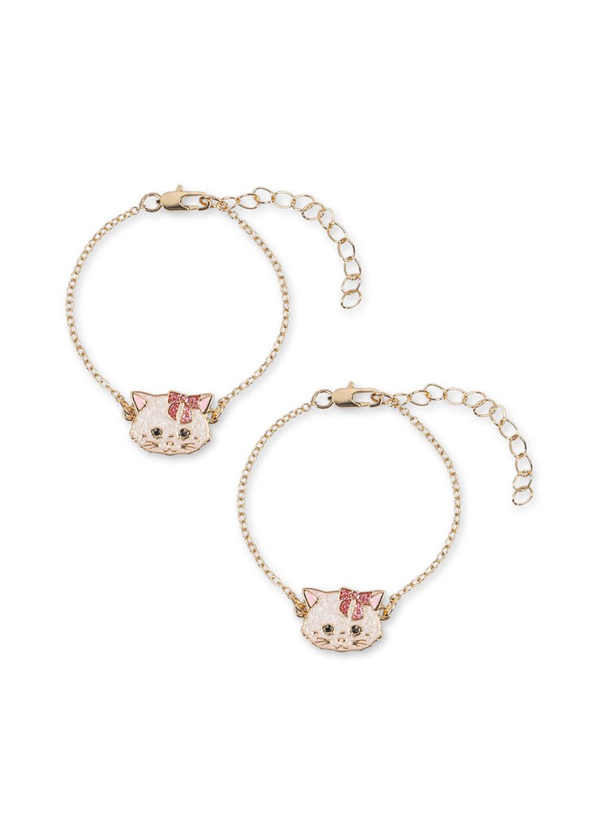 Konges Sløjd | Kitty Bestie Bracelets 2-pack – Gold | Torgunns Barneklær AS