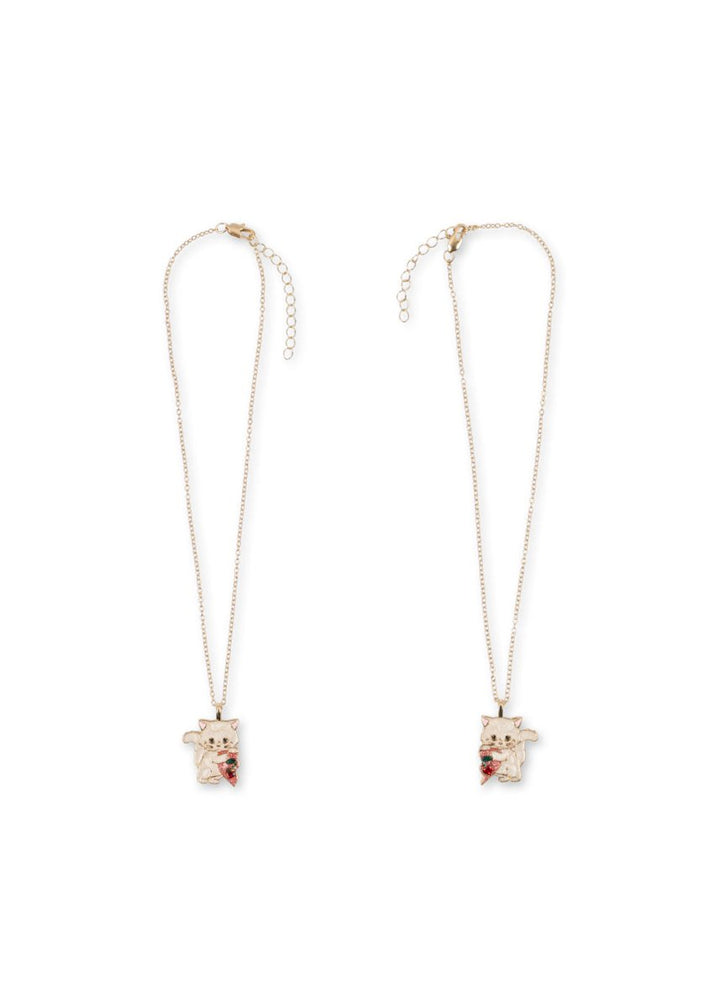 Konges Sløjd | Kitty Bestie Necklace 2-pack – Gold | Torgunns Barneklær AS