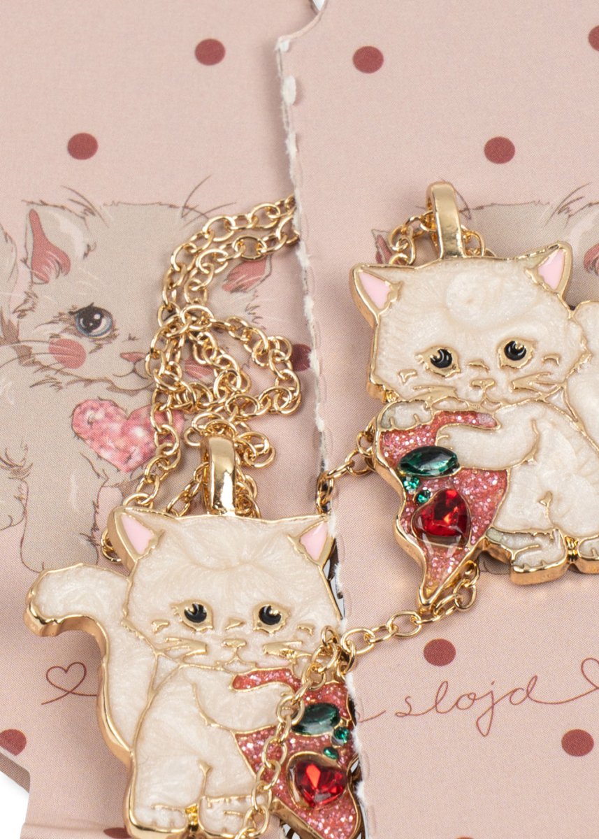 Konges Sløjd | Kitty Bestie Necklace 2-pack – Gold | Torgunns Barneklær AS