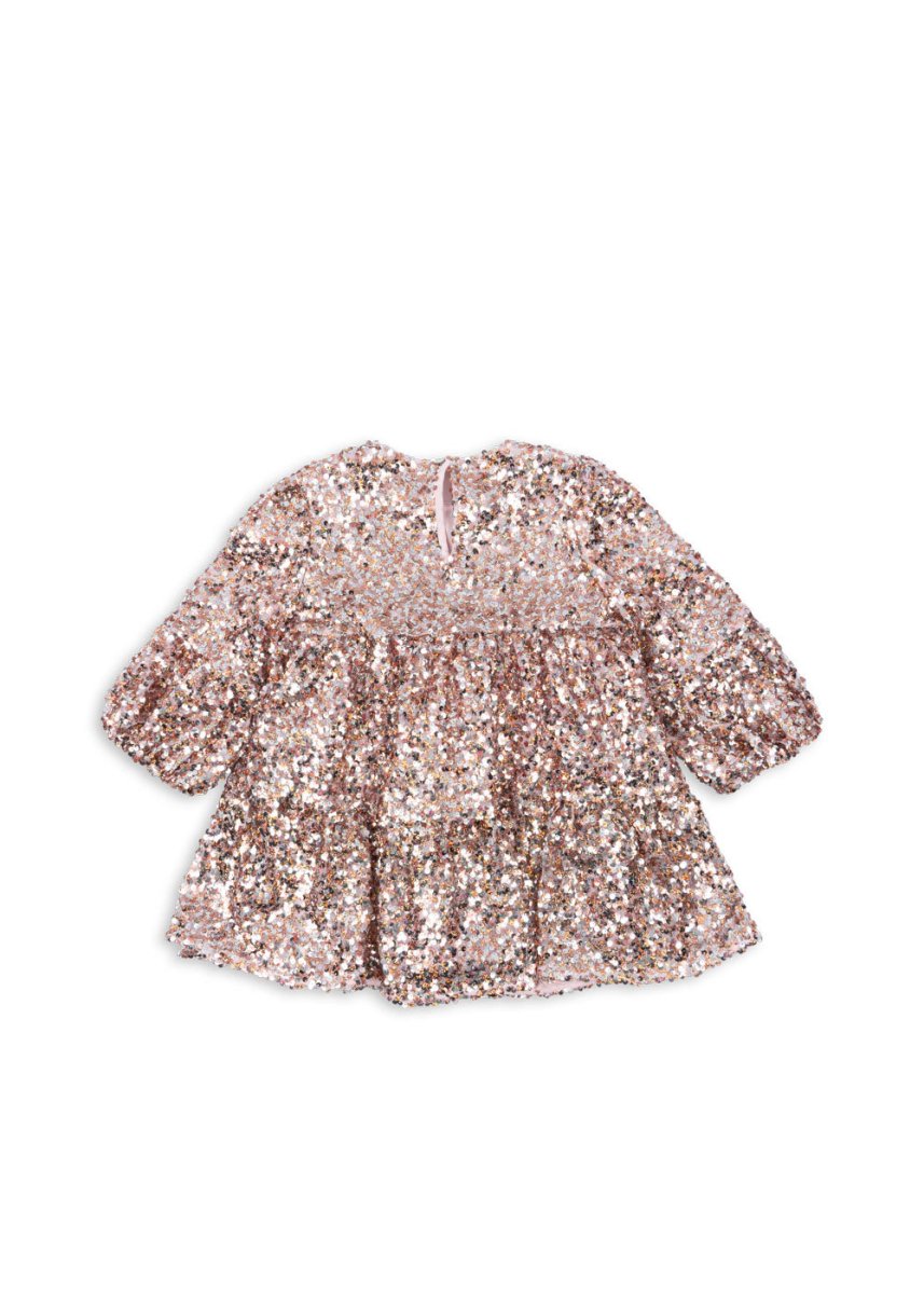 Konges Sløjd | Lila Paljettkjole – Grey/Rosa | Torgunns Barneklær AS