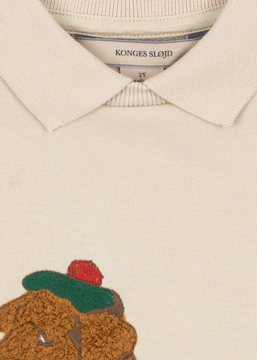 Konges Sløjd SPOTTY Sweatshirt GOTS – Brown Rice | Torgunns Barneklær AS