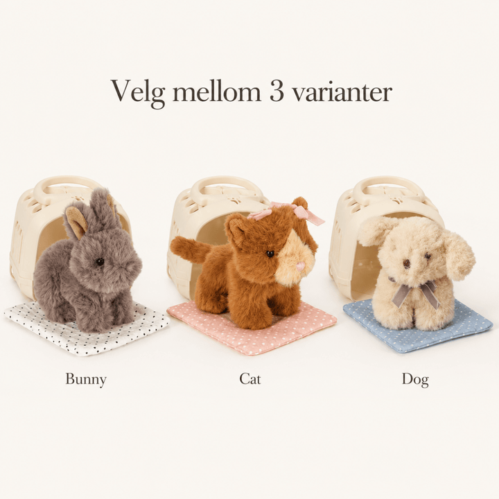 Konges Sløjd | Take Care of Me – Mini kosedyr med hus | Torgunns Barneklær AS