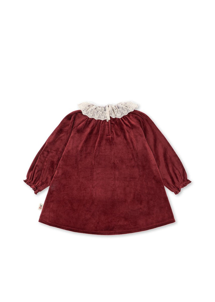 Konges Sløjd | Venola Dress julekjole – Red Dahlia | Torgunns Barneklær AS