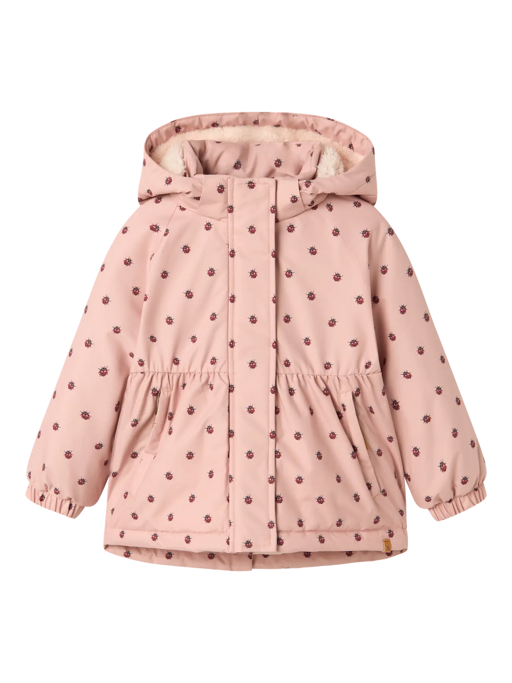 Lil' Atelier Mini LASNOW05 JACKET AOP - Misty Rose - Torgunns Barneklær AS