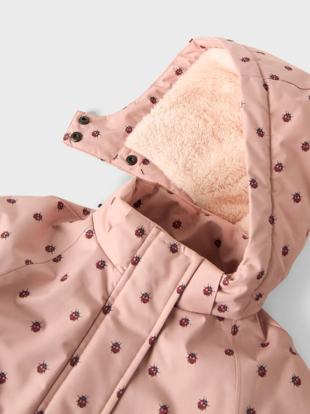 Lil' Atelier Mini LASNOW05 JACKET AOP - Misty Rose - Torgunns Barneklær AS