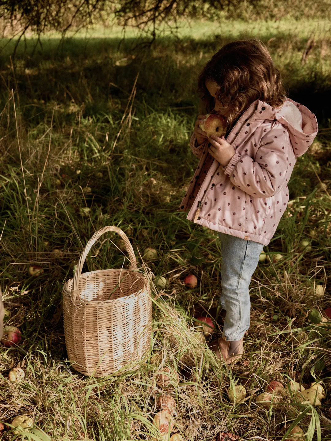 Lil' Atelier Mini LASNOW05 JACKET AOP - Misty Rose - Torgunns Barneklær AS