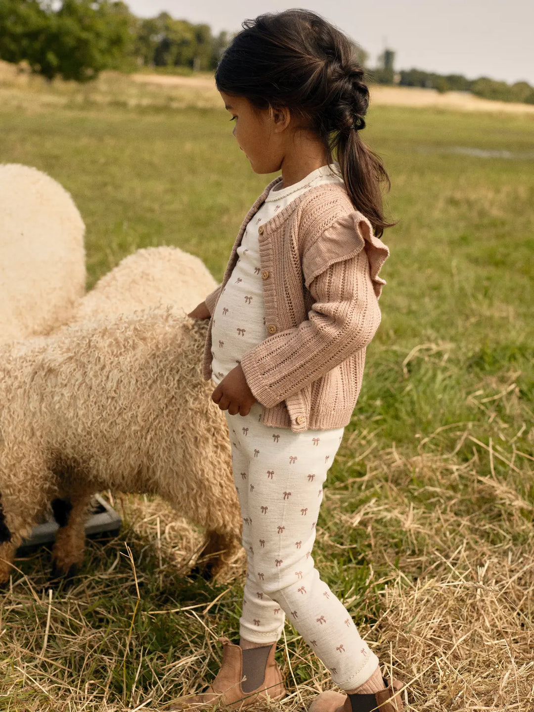 Lil' Atelier Mini WOOL NOMO LS KNIT CARD - Roebuck - Torgunns Barneklær AS