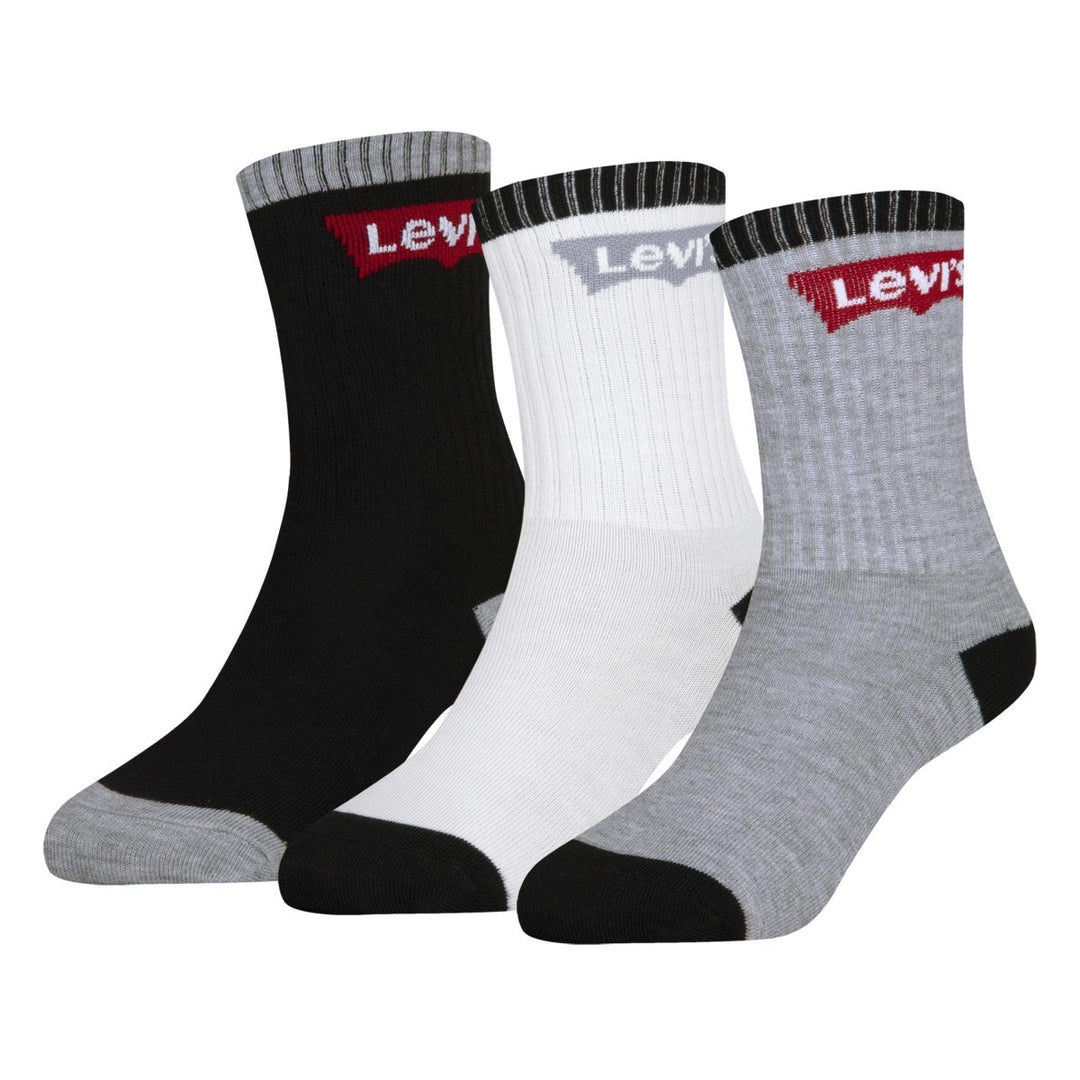 Levis Batwing Regular Cut 3-Pack Sokker – Black | Torgunns Barneklær AS