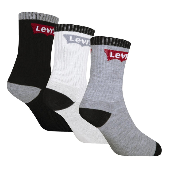 Levis Batwing Regular Cut 3-Pack Sokker – Black | Torgunns Barneklær AS