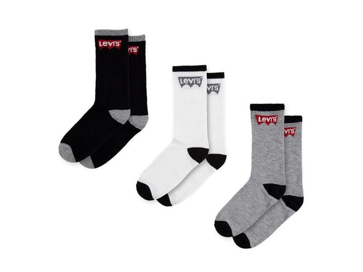 Levis Batwing Regular Cut 3-Pack Sokker – Black | Torgunns Barneklær AS