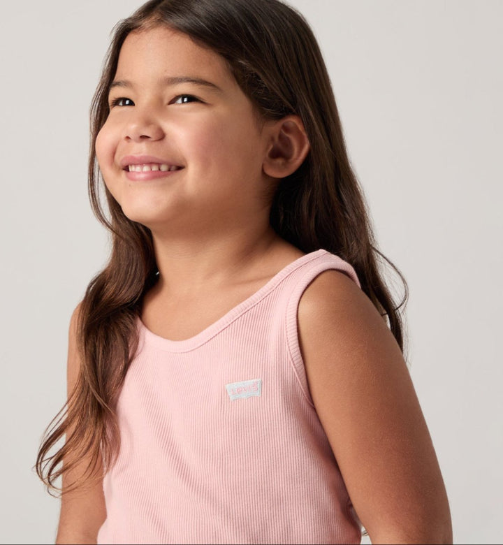 Levis Meet And Greet Ribbed Tank - Coral Blush | Torgunns Barneklær AS