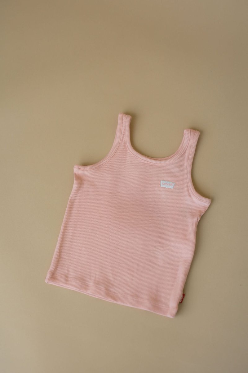 Levis Meet And Greet Ribbed Tank - Coral Blush | Torgunns Barneklær AS