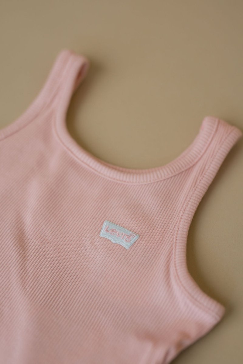Levis Meet And Greet Ribbed Tank - Coral Blush | Torgunns Barneklær AS